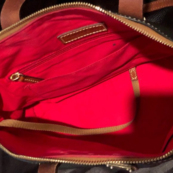 DOONEY & BOURKE PEBBLE LEATHER SATCHEL - Picture 3 of 4